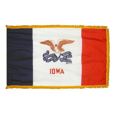 4ft. x 6ft. Iowa Fringed for Indoor Display