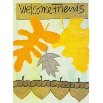 Acorn Welcome Decorative House Banner