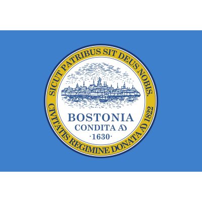 4 x 6ft. City of Boston Flag