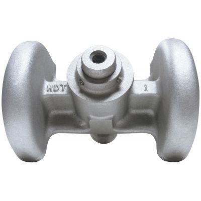 Cast Aluminum Flagpole Truck For HDT-2 Series Top View
