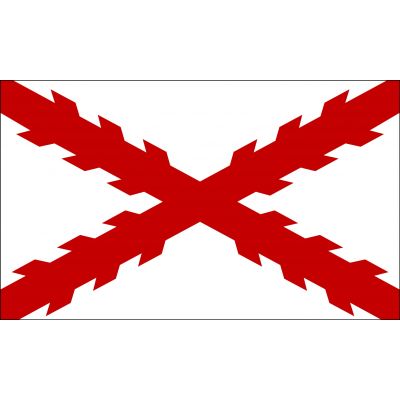 3 ft. x 5 ft. Cross of Burgundy Flag