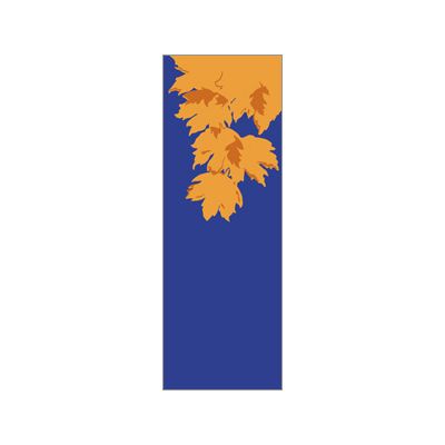 30 x 96 in. Holiday Banner Fall Leaves