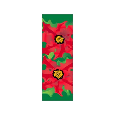 30 x 60 in. Holiday Banner Poinsettias
