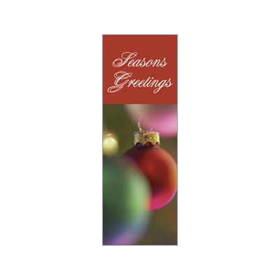30 x 84 in. Holiday Banner Holiday Greeting Ornaments
