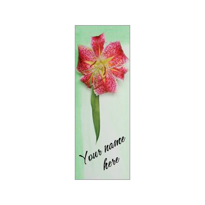 30 x 84 in. Seasonal Banner Watercolor Tiger Lily