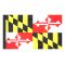 2ft. x 3ft. Maryland Flag Side Pole Sleeve