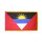 2ft. x 3ft. Antigua & Barbuda Flag Fringed for Indoor Display