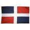 2ft. x 3ft. Dominican Republic Flag No Seal with Canvas Header