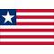 4ft. x 6ft. Liberia Flag for Parades & Display