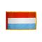 2ft. x 3ft. Luxembourg Flag Fringed for Indoor Display