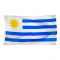 2ft. x 3ft. Uruguay Flag with Canvas Header