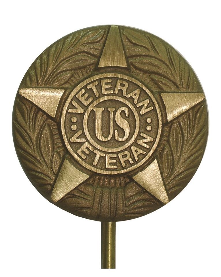 Bronze General Veteran Memorial Marker